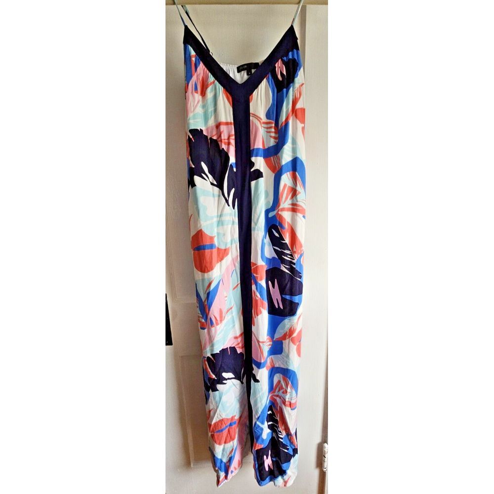 Gibson look Canaba strappy Maxi floral dress women Small spaghetti strap lined